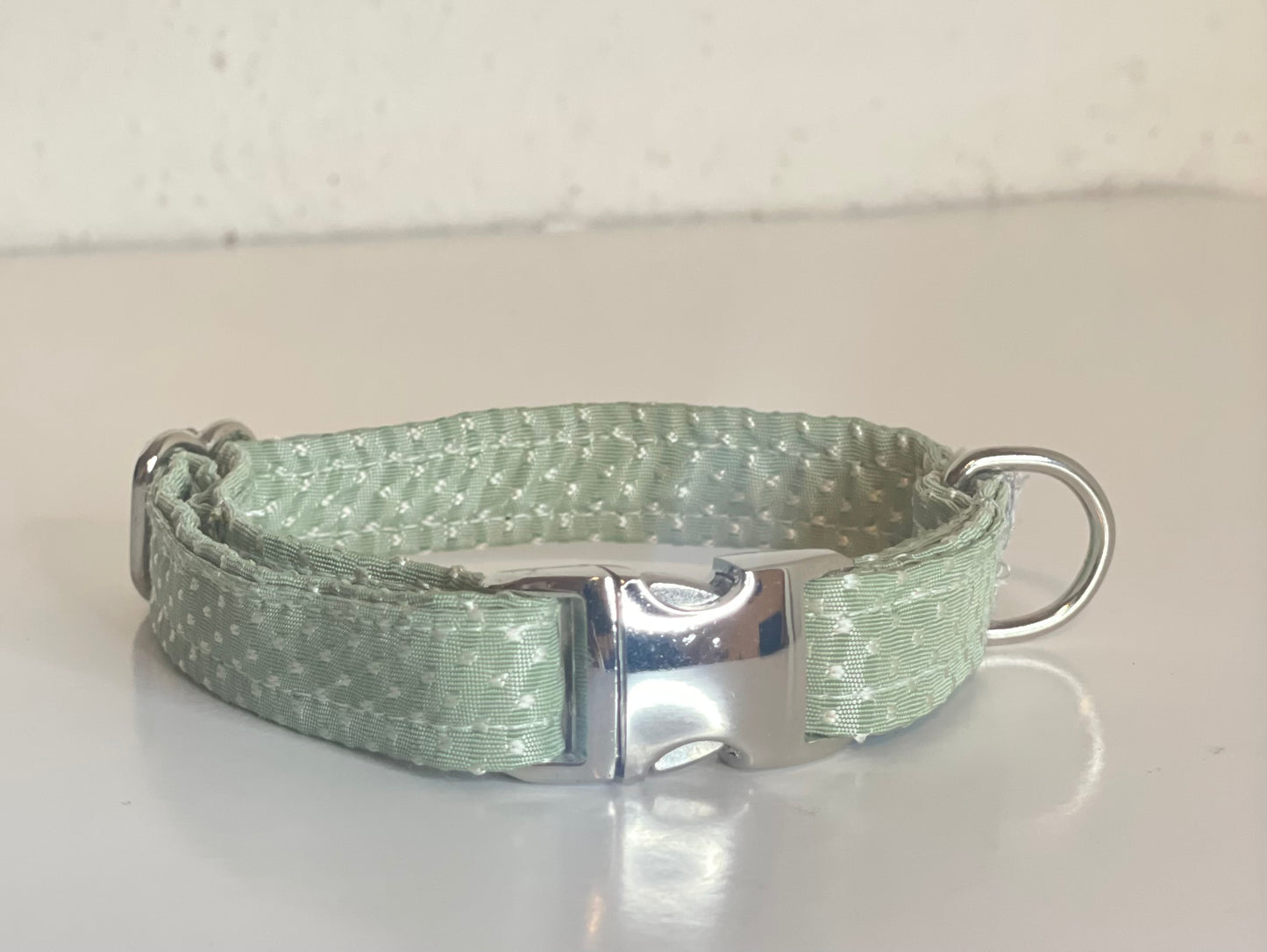 Dog Collar - Pistachio Dots