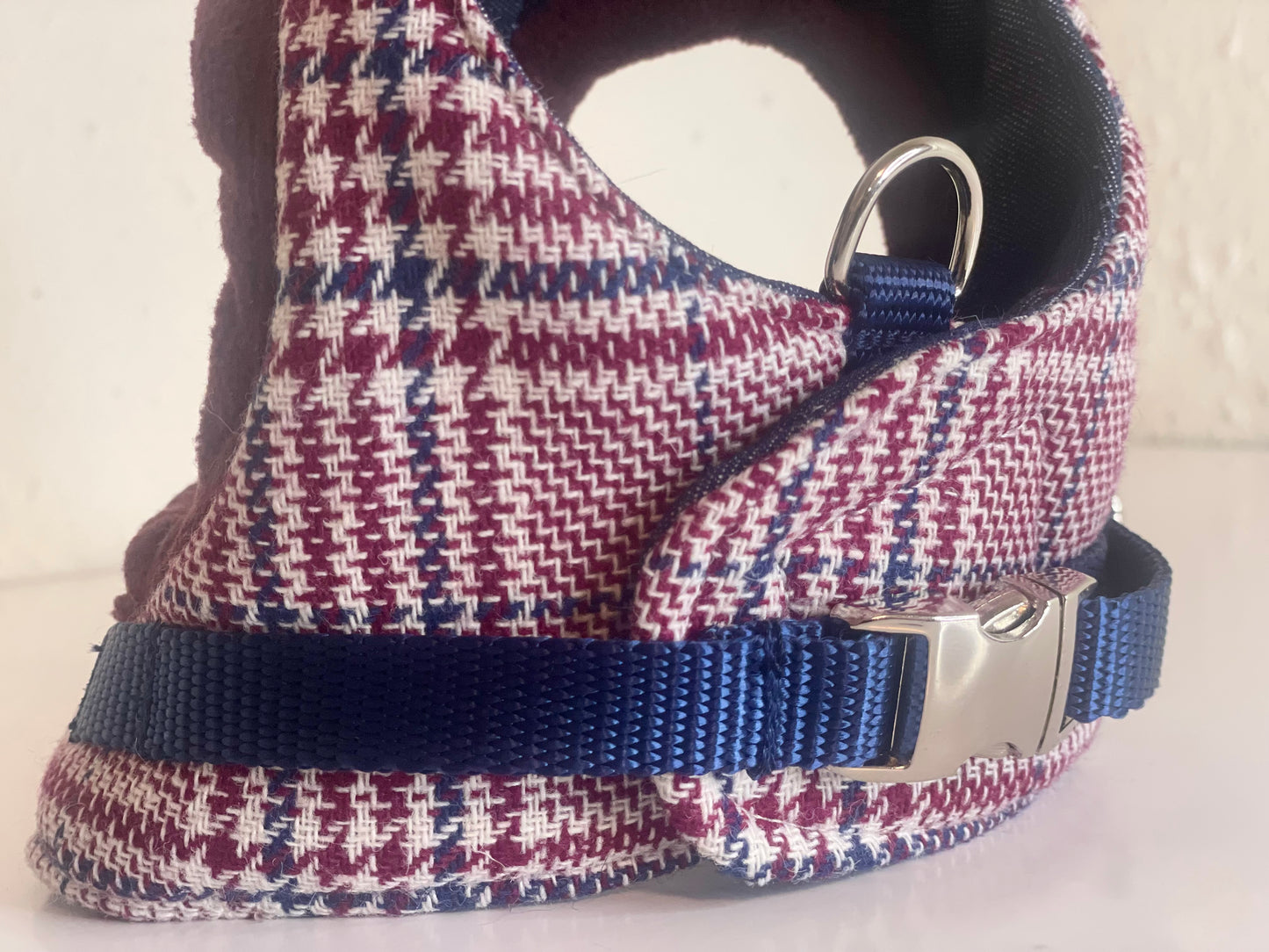 Suit Harness: Denim Check