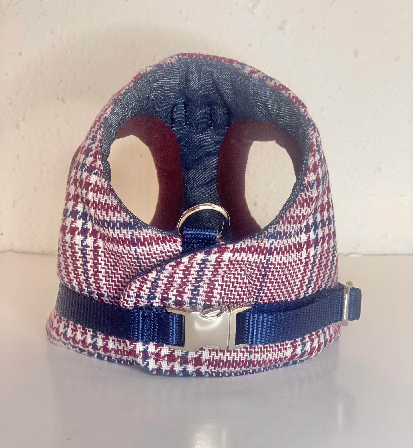 Suit Harness: Denim Check